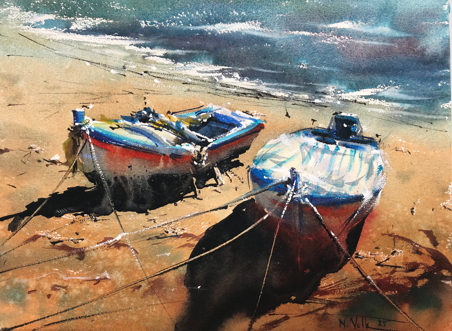 Two Boats On The Shore